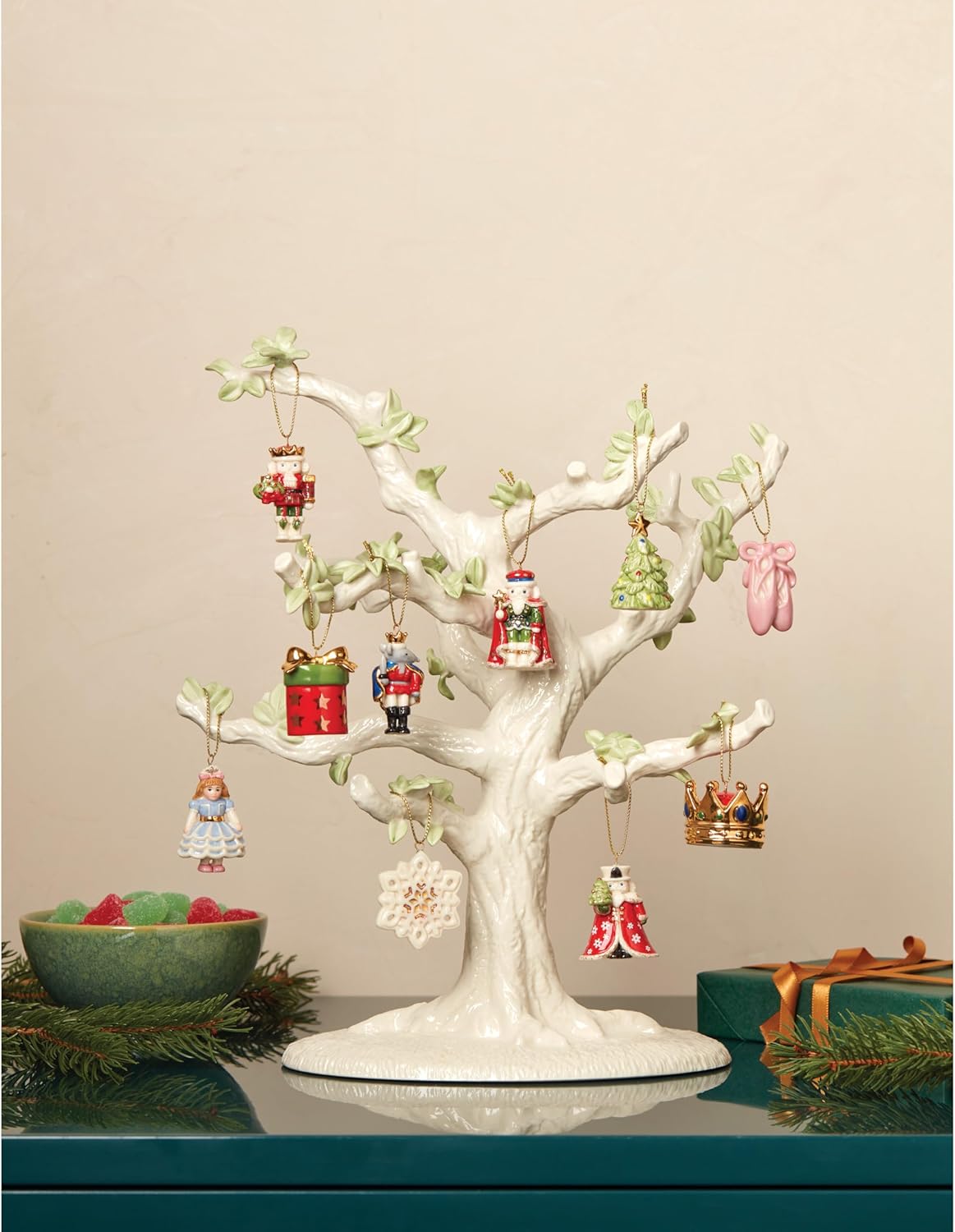 10-Piece Nutcracker Ornament Set - Vibrant Multicolor Christmas Ornaments