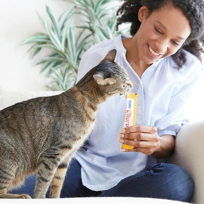 Lickable Creamy Cat Treats – Tuna & Chicken Variety with Taurine, 50 Tubes (0.5 oz Each)