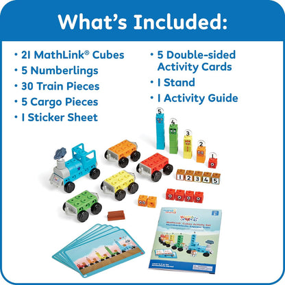 Numberblocks Express Train MathLink Cubes Set – Preschool Counting & Math Learning Toy