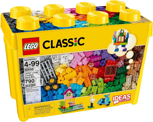 LEGO Classic Large Creative Brick Box: Building Toy Set & Storage Solution for Kids, Boys & Girls!