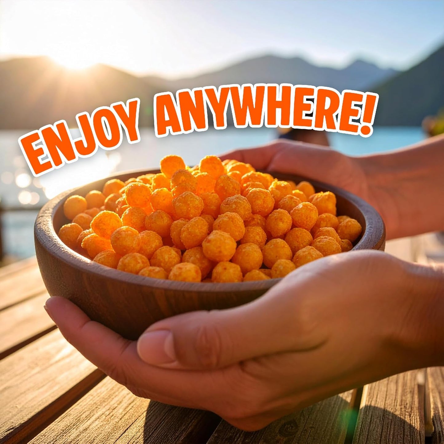 Nacho Cheese Protein Puffs – Keto Friendly, Low Carb Crunchy Snack – 21g Protein, 2g Net Carbs (300g)