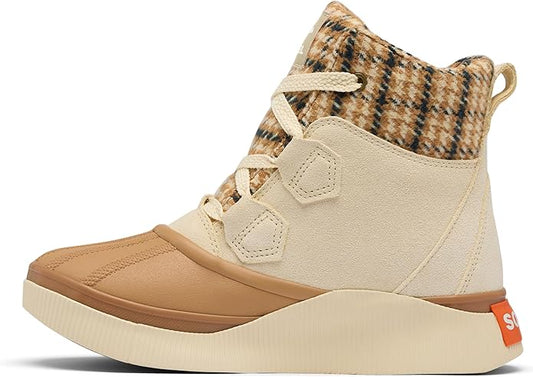 SOREL Women’s Out N About IV Chillz Waterproof Boots (Honey White/Tawny Buff, Size 7.5)