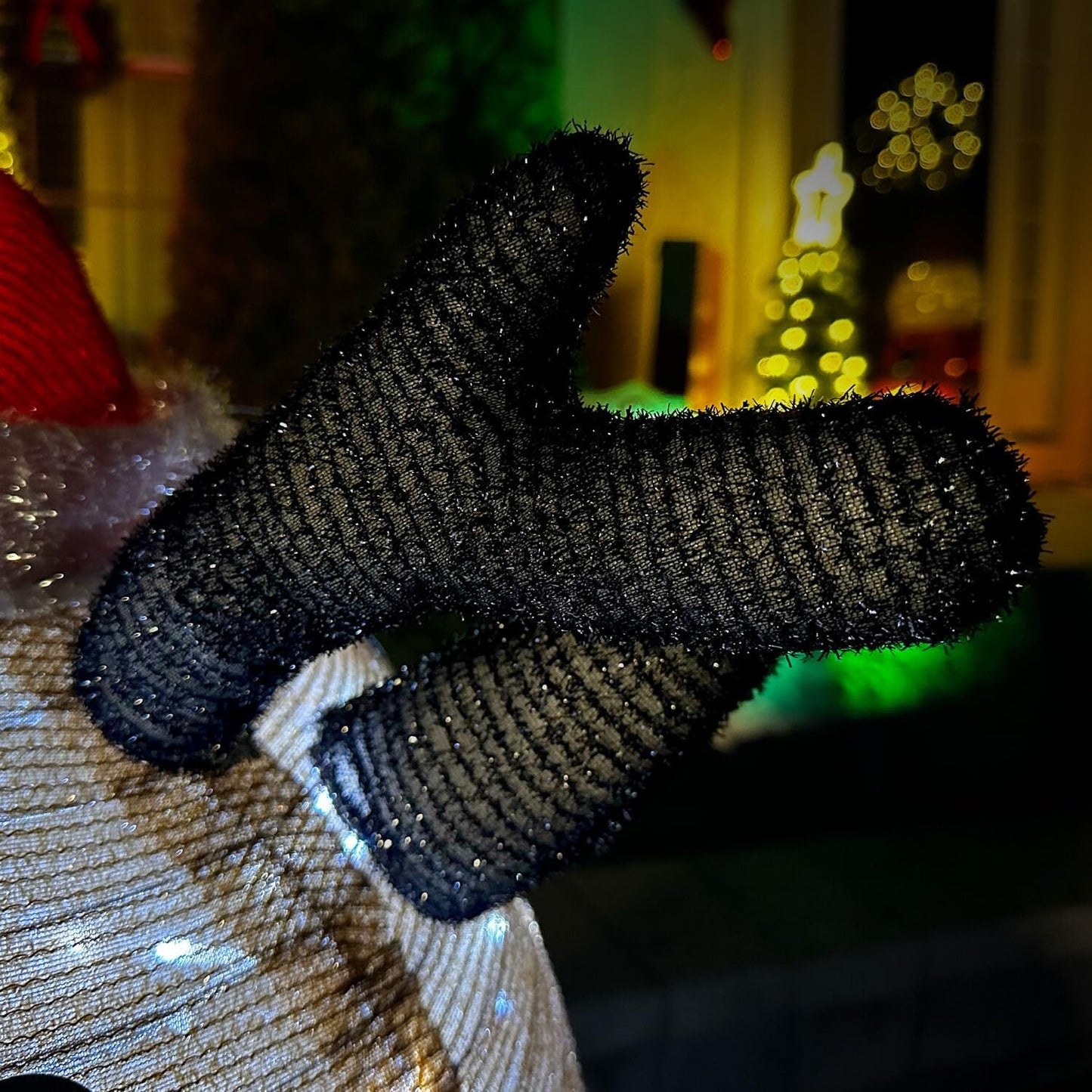 4-Ft. Prelit Collapsible Tinsel Reindeer with LED Lights