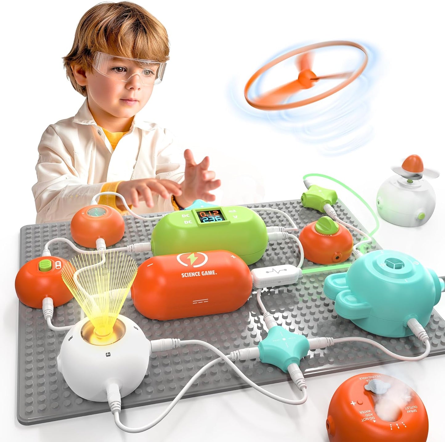 Kids’ STEM Electronics Kit – 35-Part Circuit Set with 420+ Projects (Ages 3–12)
