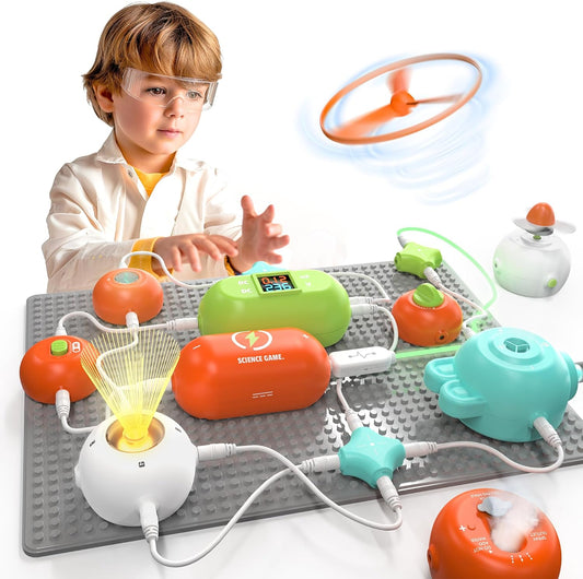 Kids’ STEM Electronics Kit – 35-Part Circuit Set with 420+ Projects (Ages 3–12)