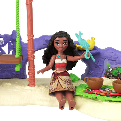 Moana 2 Island Adventure Playset – Includes Moana & Simea Dolls, 2 Friends, 5 Play Areas & 8 Accessories