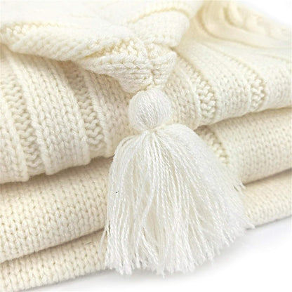 Newborn Knit Swaddle Sleep Sack – Baby Wrap Sleeping Bag for Stroller & Sleep (Beige, 0–6 Months)
