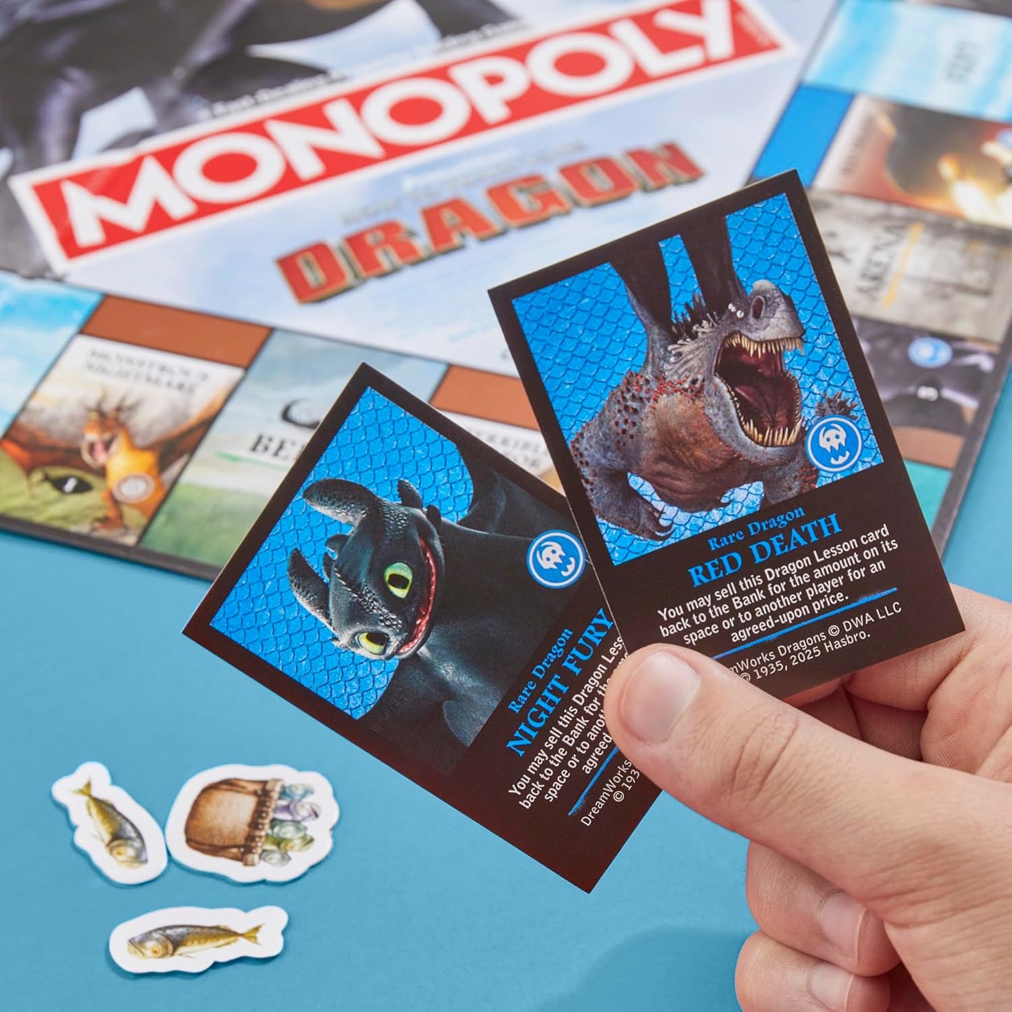 Monopoly: How to Train Your Dragon Edition | Ages 8+, 2-4 Players, 45 Minutes - Fun for All Ages!