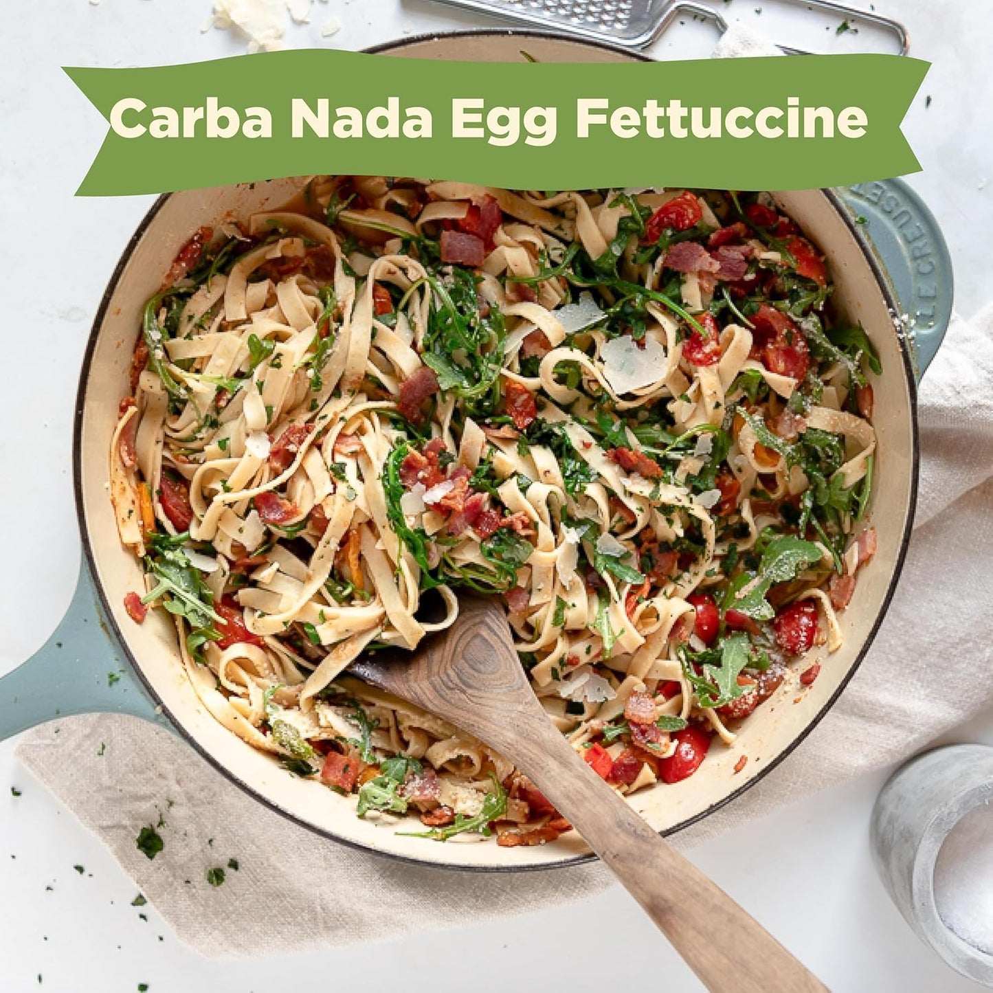 Carba-Nada Egg Fettuccine, Lower Carb, High Protein Keto & Point-Based Diet-Friendly (Pack Of 6)