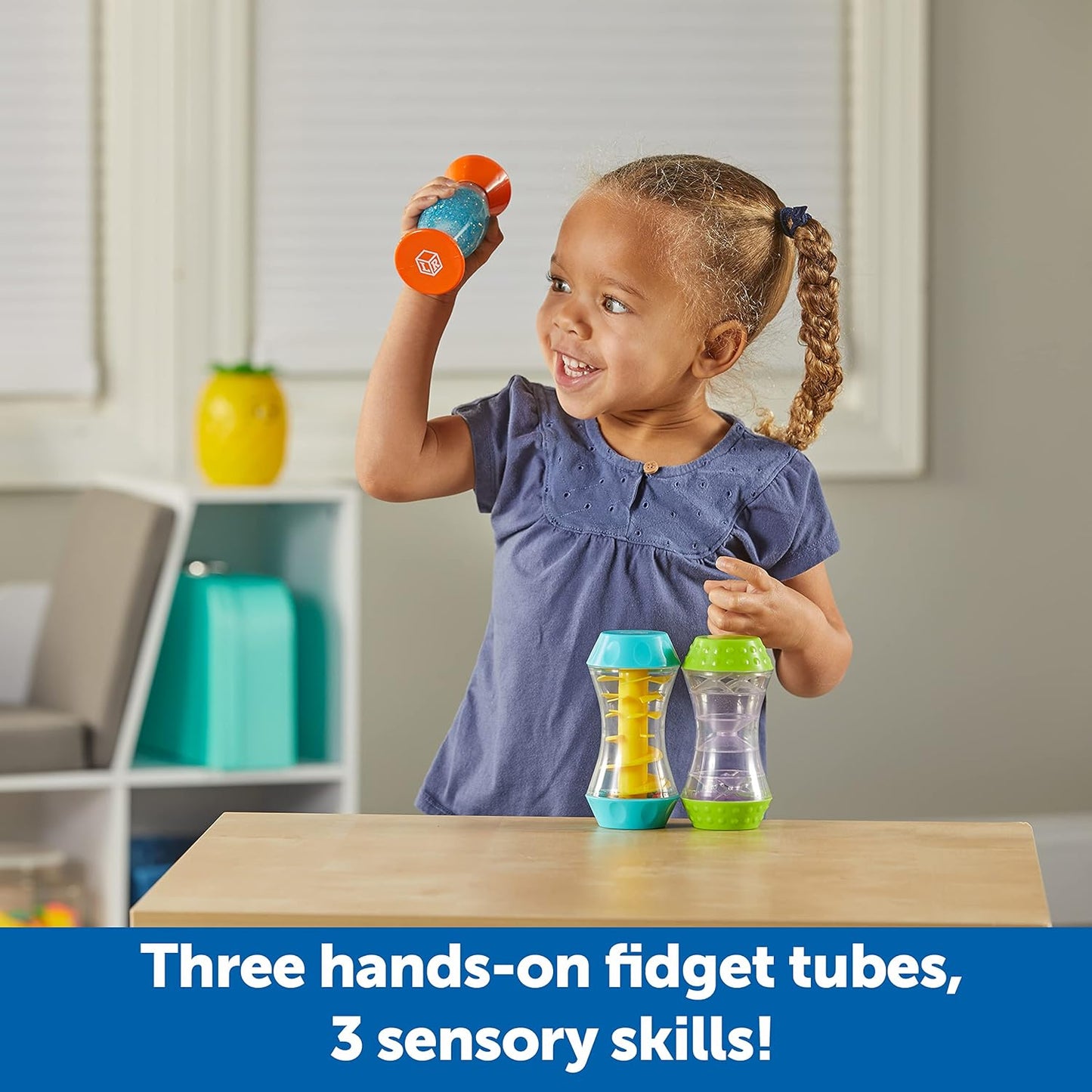 Sensory Trio Fidget Tubes - Tactile Play Tools for Calm Down Corners & Travel