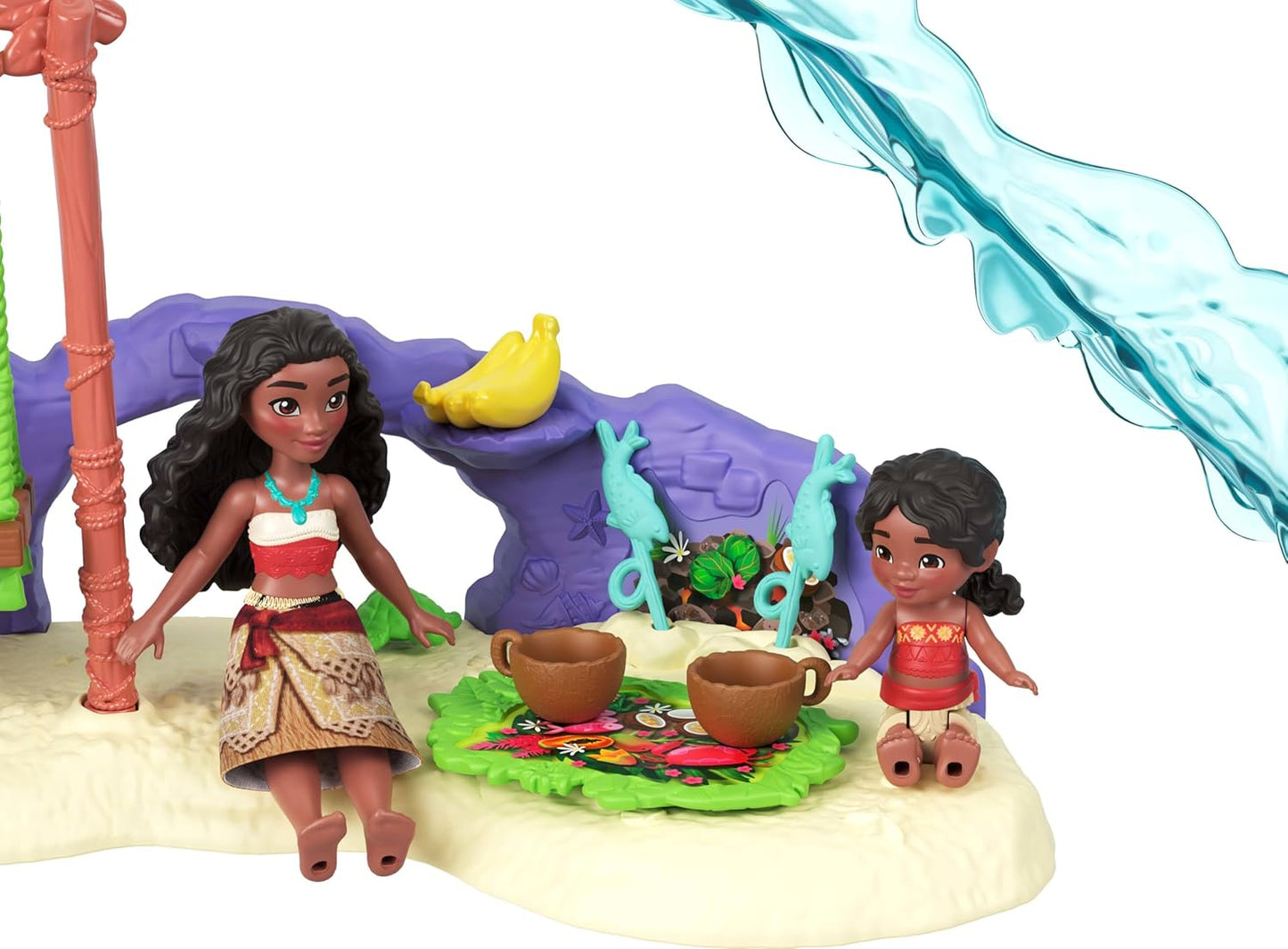 Moana 2 Island Adventure Playset – Includes Moana & Simea Dolls, 2 Friends, 5 Play Areas & 8 Accessories