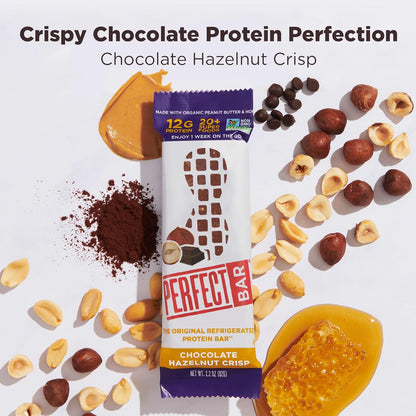 Original Refrigerated Protein Bar, Chocolate Hazelnut Crisp (Pack of 3)