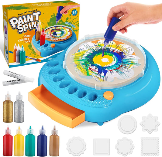 Paint Spin Art Machine Kit - Arts and Crafts for Kids Ages 4-12