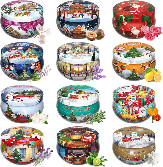 Gift Sets Scented Aromatherapy Candles of 12 for Women