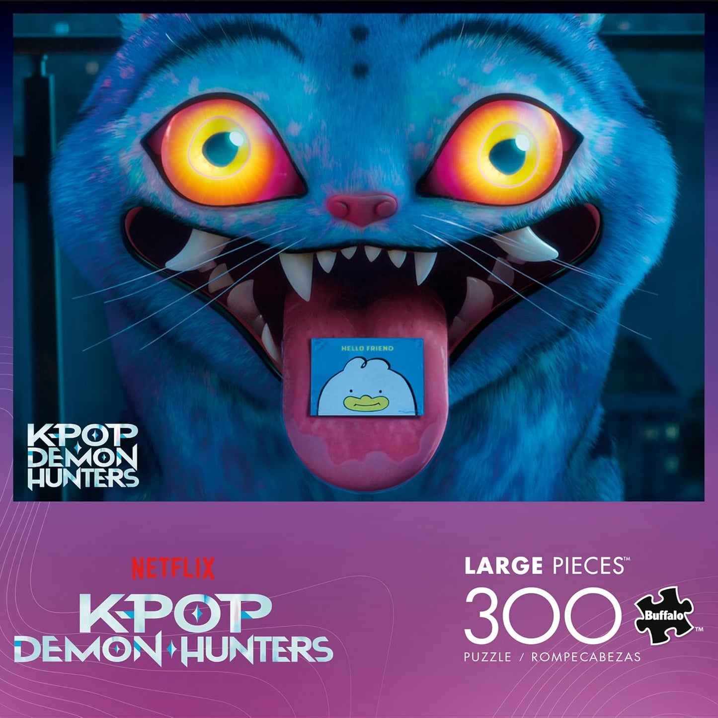 Derpy 300-Piece Oversized Jigsaw Puzzle – Kpop Demon Hunters Netflix Puzzle with Large Easy-Grip Pieces