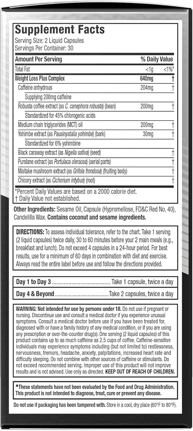 Hydroxycut Advanced – Rapid-Release Thermogenic Capsules for Energy (60 Count)