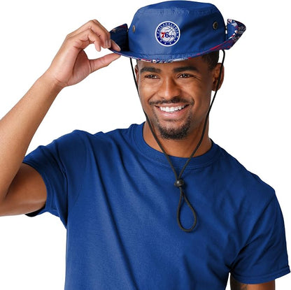 Official NBA Team Logo Boonie Hat – Unisex Outdoor Sun Protection Sports Bucket Hat