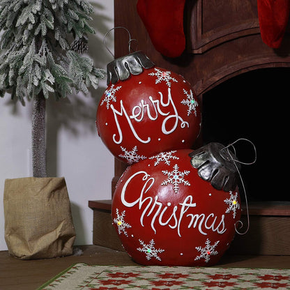 30" Color-Changing LED Christmas Ball Ornament