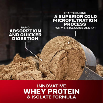 MuscleTech Nitro-Tech Whey Gold Protein Powder - Strawberry, Package Varies