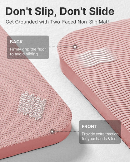 1/2-Inch Extra Thick Non-Slip Yoga Mat - Professional TPE with Carry Strap