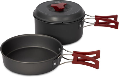 Lightweight Camping Cookware Set for Family Hiking and Picnics