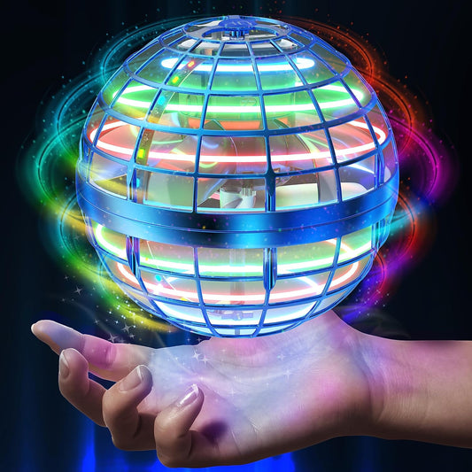 2025 Flying Orb Ball Toy – Cosmic Boomerang Hover Ball and Galactic Fidget Spinner – Cool Outdoor Gift for Ages 6+ (Blue)