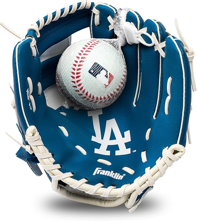 MLB Youth Teeball Glove & Ball Set - 9.5" Kids Baseball Glove