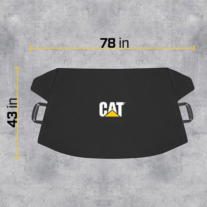 78" x 45" Windshield Snow Cover – Weatherproof Ice, Frost & Sleet Protector with Anti-Theft Straps for Cars, Trucks, Vans & SUVs, Black