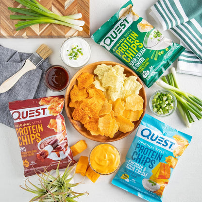 Protein Chips Variety Pack Bundle – High Protein, Low Carb – 24 Count