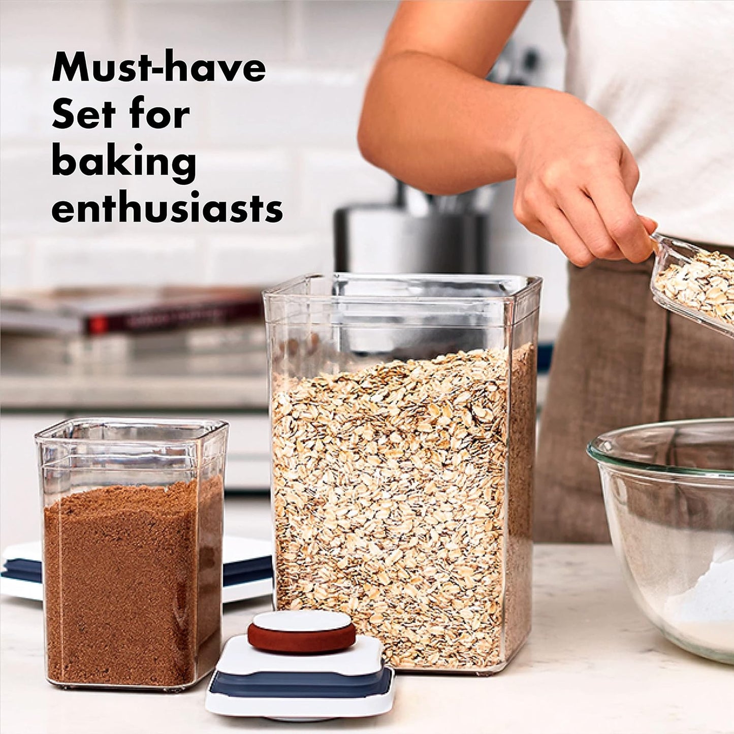 Good Grips 8-Piece Baking Storage Container Set