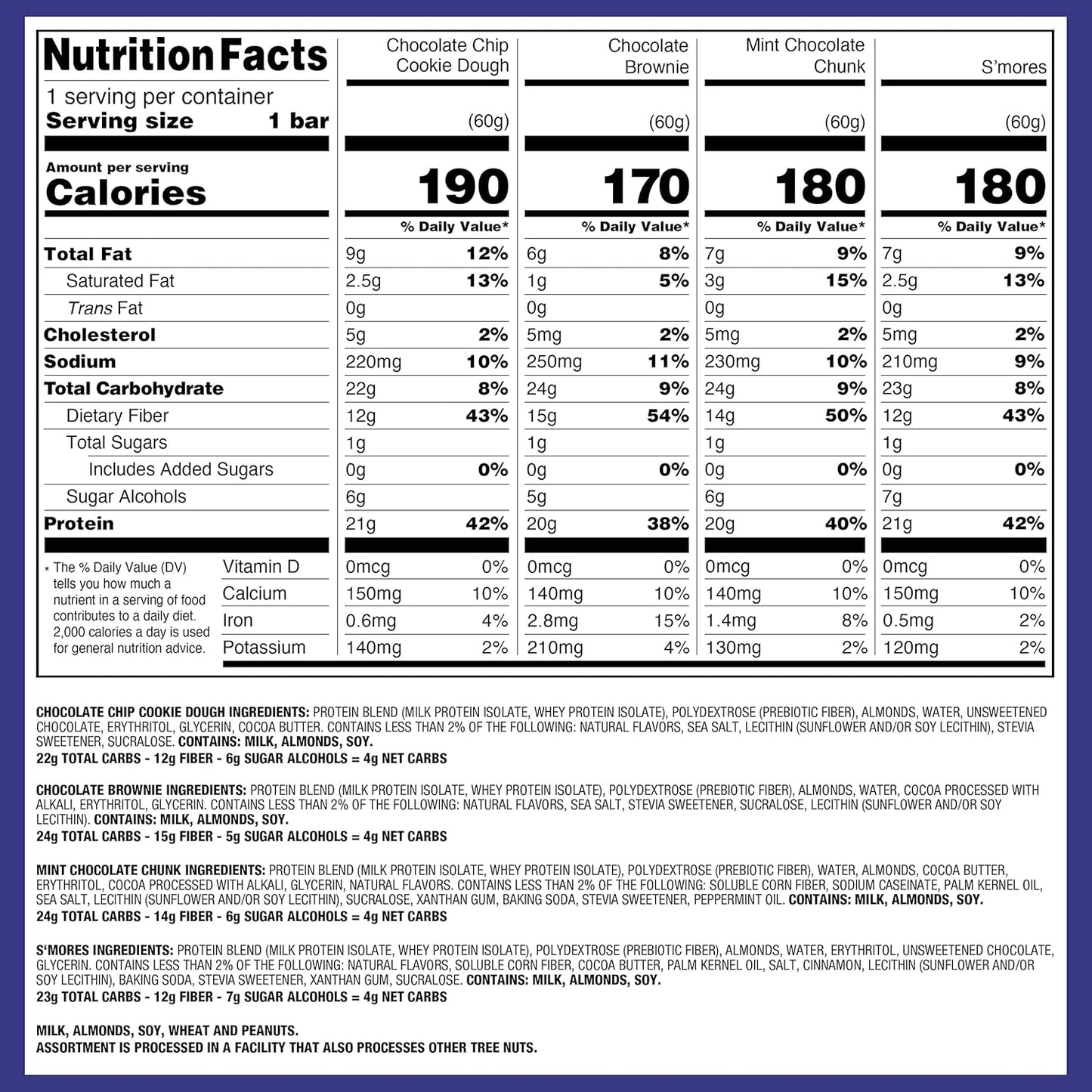 12-Count Quest Nutrition Ultimate Variety Pack Protein Bars – High Protein, Low Carb, Gluten-Free & Keto-Friendly