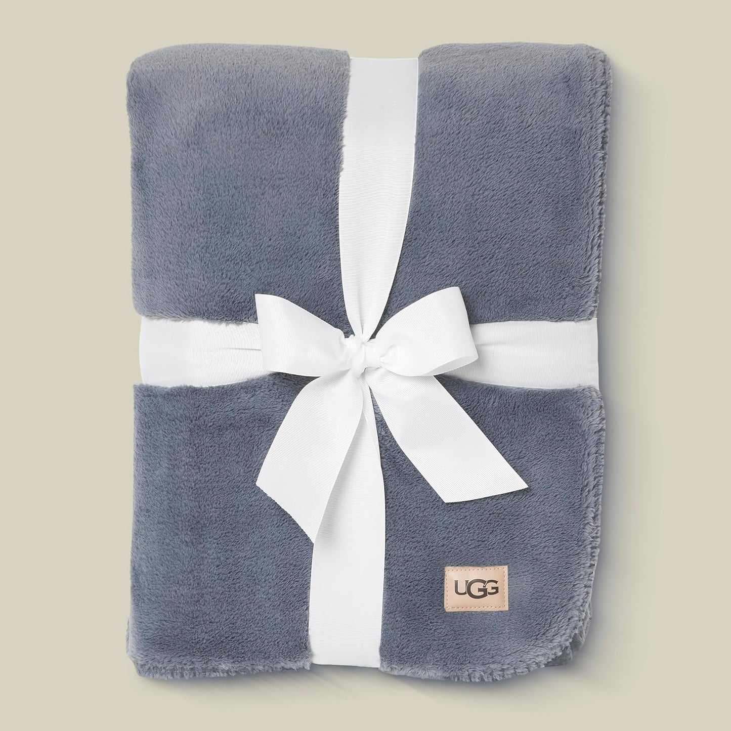 Denim Blue Plush Fleece Throw Blanket, 50" x 70"