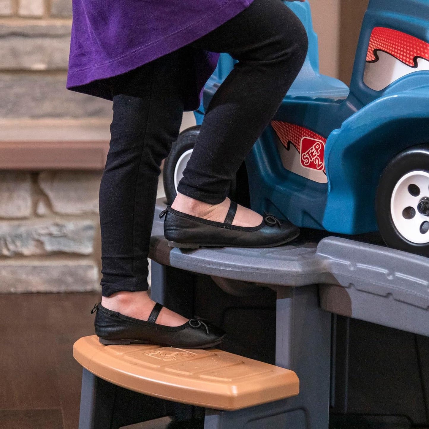 Up & Down Roller Coaster Ride-On – Indoor/Outdoor Toddler Playset (Ages 2–5, 50 lb Max)