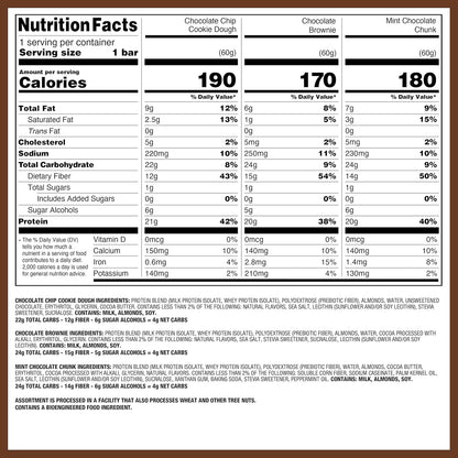 12-Count Quest Nutrition Chocolate Lovers Variety Pack, Keto Friendly