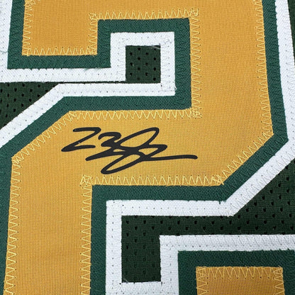 LeBron James St. Vincent–St. Mary High School Green Basketball Jersey – Facsimile Autographed Reprint, Men's XL