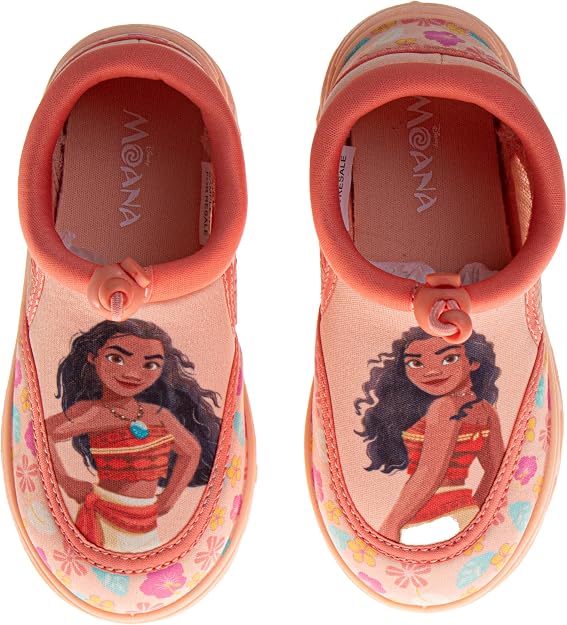 Moana Water Shoes for Girls – Quick-Dry Aqua Socks for Beach & Pool – Little Kid Size 11–12