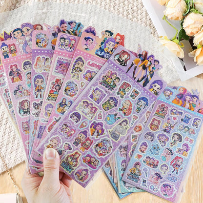 Demon Hunters Aesthetic Sticker Pack – 308 PCS Decals for Laptop, Phone, Water Bottle & Journal