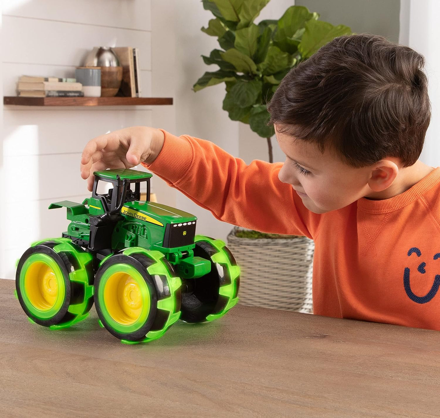 John Deere Monster Treads Tractor – Motion-Activated Light-Up Monster Truck (Ages 3+)