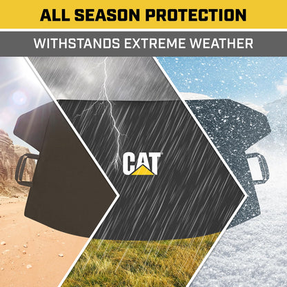 78" x 45" Windshield Snow Cover – Weatherproof Ice, Frost & Sleet Protector with Anti-Theft Straps for Cars, Trucks, Vans & SUVs, Black