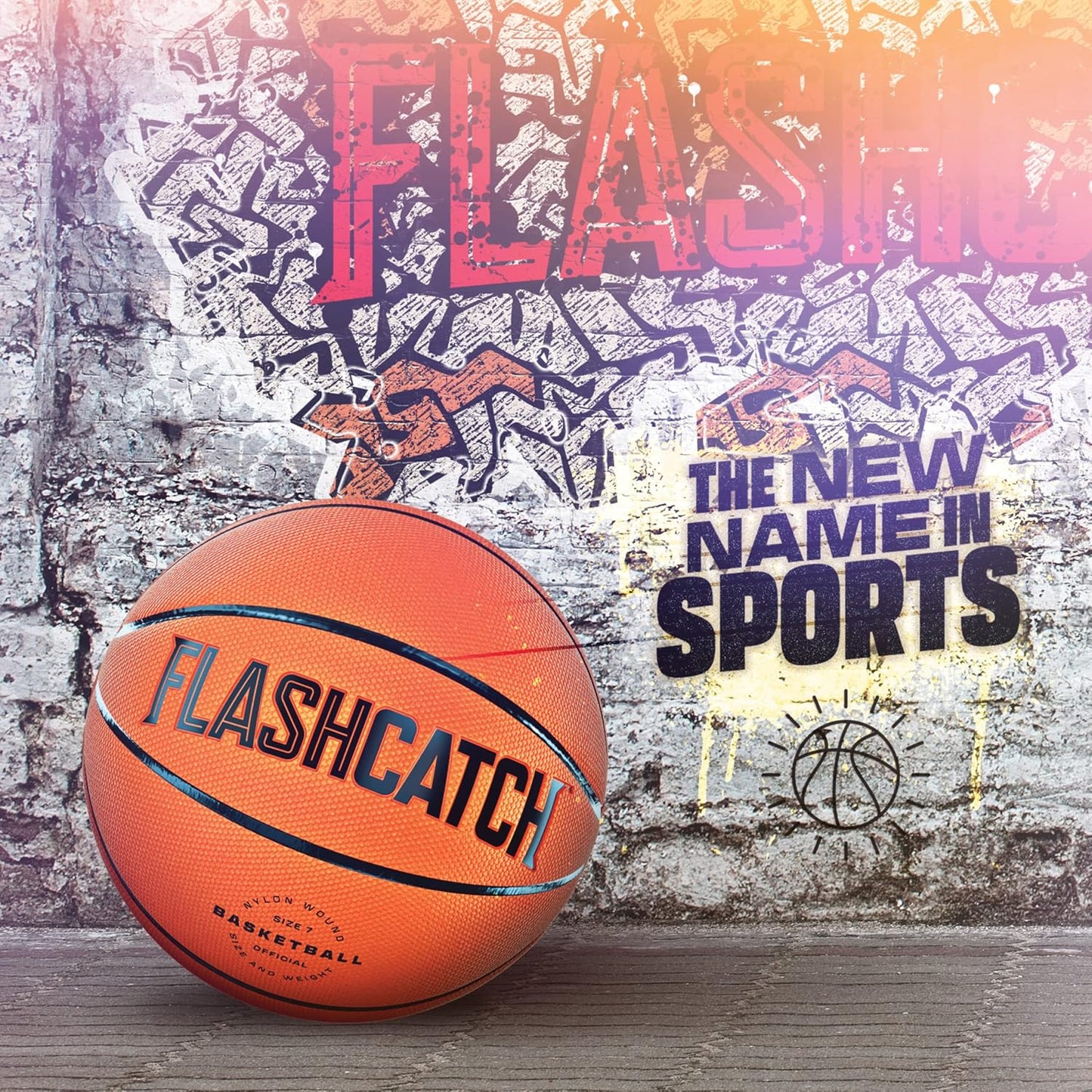 Light-Up Glow Basketball – Glow-in-the-Dark Outdoor Ball for Kids & Teens (Ages 8–15+)