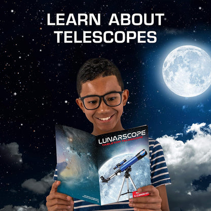 NASA Kids Lunar Telescope - 90x Magnification with Tripod and Eyepieces