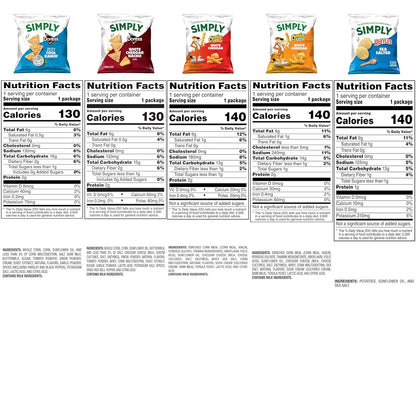Organic Snacks Variety Pack – 36 Count, 0.875 oz Individual Bags – Packaging May Vary
