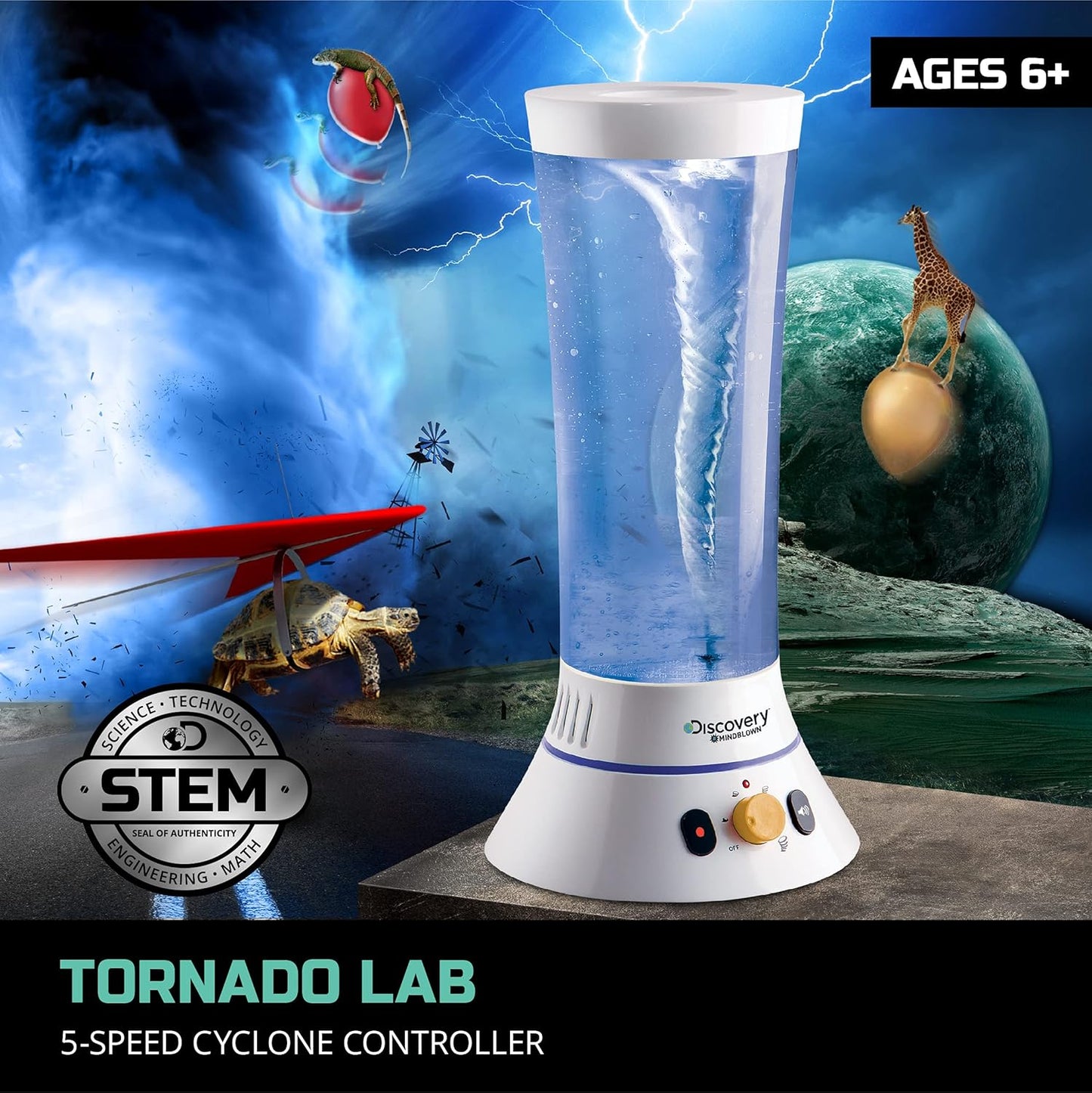 Tornado Lab STEM Kit – 5-Speed Cyclone Controller Science Toy (Ages 6+)