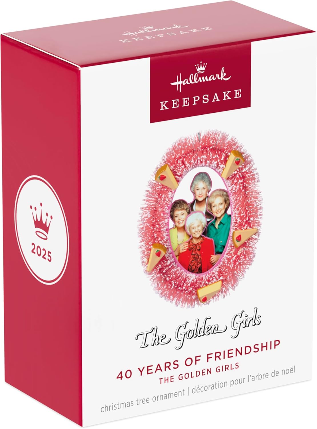 2025 Christmas Ornament - The Golden Girls 40 Years of Friendship