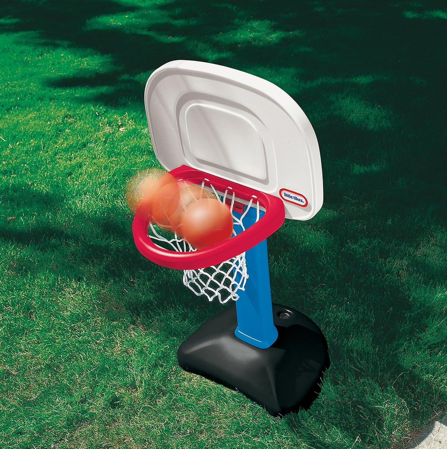 Easy Score Basketball Set - Blue with 3 Balls, 23.75 x 22 x 61 in