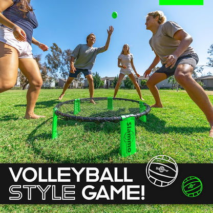 Slammo Outdoor Game Set – Fun Holiday Gift for Kids, Teens, and Family (Includes 3 Balls, Carrying Case, and Rules)