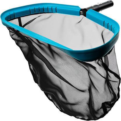 Heavy-Duty Pool Skimmer Net with Deep Nylon Mesh Bag