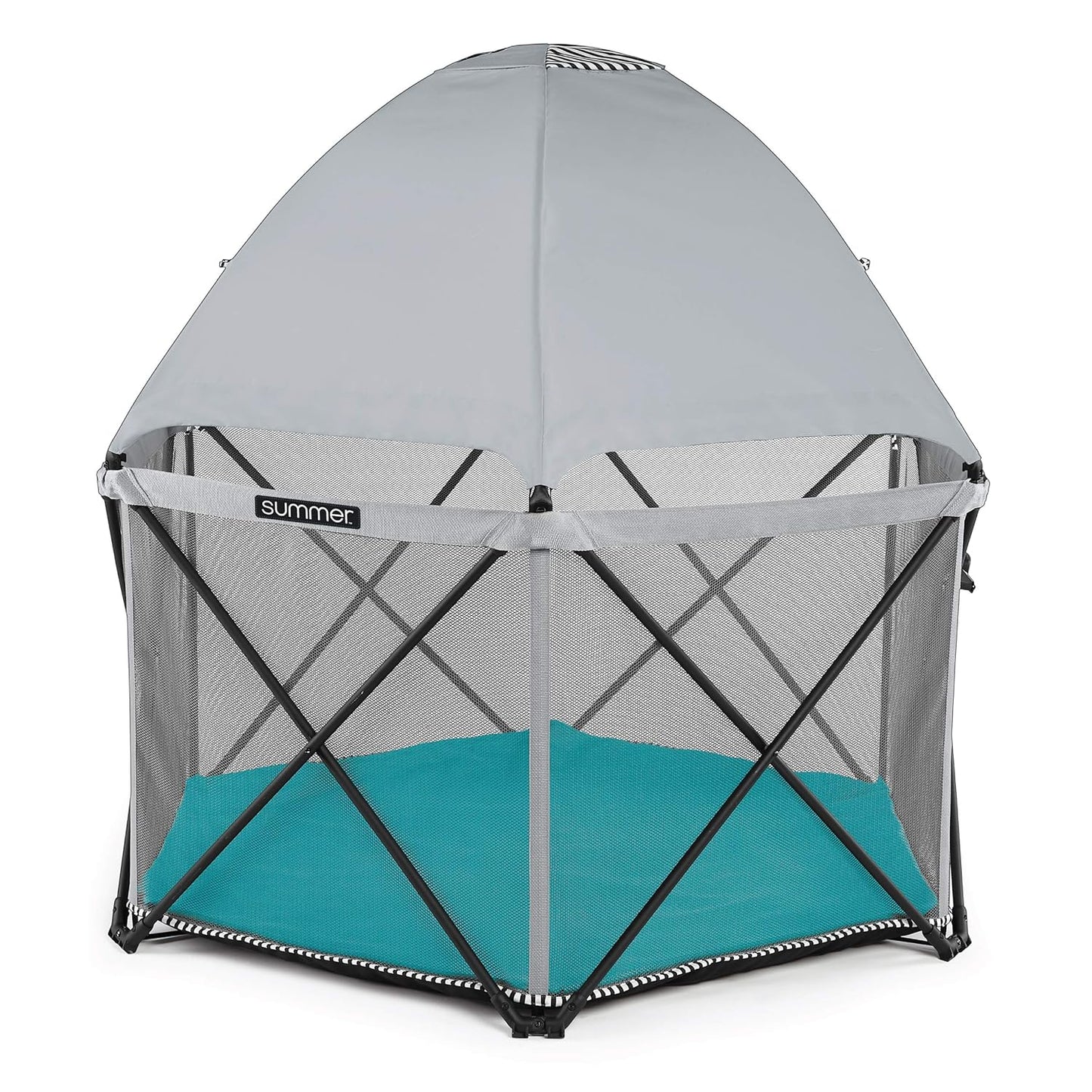 Aqua Splash Pop ‘N Play Deluxe Playard: Compact Indoor/Outdoor Pen