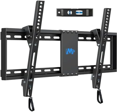 Universal Tilt TV Wall Mount for 37–75” TVs – Fits 16", 18", 24" Studs, Max VESA 600x400, Holds up to 132lbs, Low Profile