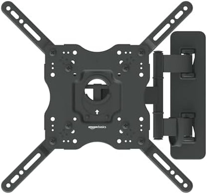 Full Motion Articulating Wall Mount for 26” to 55” TVs – Fits Flat Panels up to 80lbs, Black
